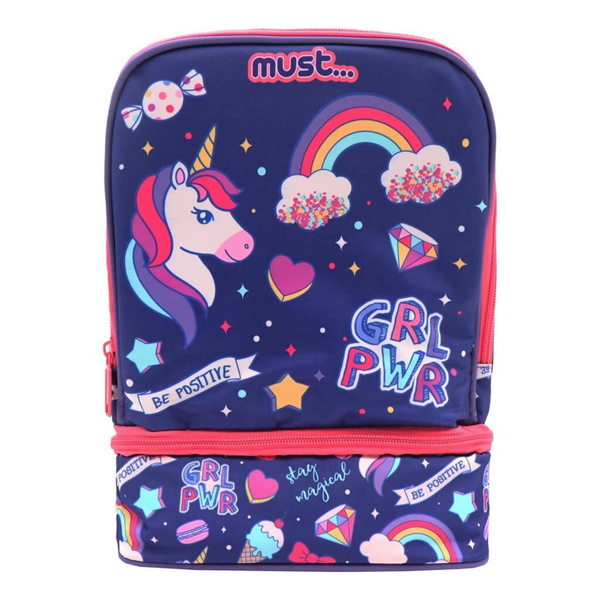 ΤΣΑΝΤΑΚΙ ΦΑΓΗΤΟΥ MUST YUMMY 22Χ16Χ28 ΙΣΟΘΕΡΜΙΚΟ LITTLE UNICORN BE POSITIVE  000585810