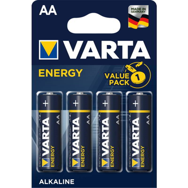 ΜΠΑΤΑΡΙΕΣ VARTA ENERGY AΑ ALKALINE 4TEM (ΛΗΞΗ ΔΕΚ-2021)