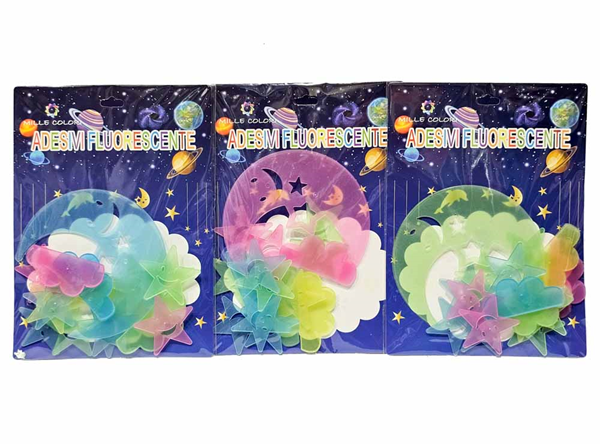 ΑΥΤΟΚΟΛΛΗΤΑ ΑΣΤΕΡΙΑ ΦΩΣΦΟΡΟΥΧΑ 12.5Χ17εκ. 82429