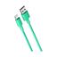 ΚΑΛΩΔΙΟ USB 2.0 MALE- LIGHTNING IPHONE ,1 Metres, 2.4A ,GREEN   ,XO NBP156