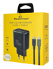 ΦΟΡΤΙΣΤΗΣ ΜΠΡΙΖΑΣ POWERTECH PT-1180, καλώδιο, USB/USB-C, 35W, GaN3, μαύρος