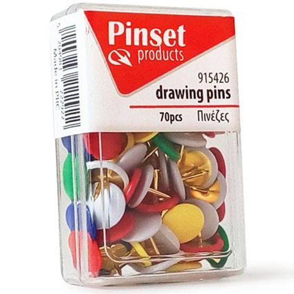 ΠΙΝΕΖΕΣ PINSET ΠΛΥΧΡΩΜΕΣ   κουτάκι 70 τεμαχίων