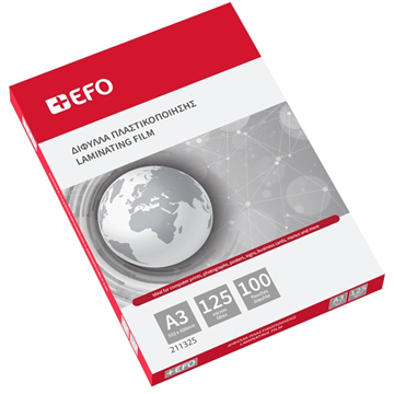 ΔΙΦΥΛΛΑ ΠΛΑΣΤ/ΣΗΣ EFO Α3 303X426mm 100TEM  125mic 211325