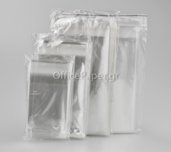 ΣΑΚΟΥΛΑΚΙΑ PP 12X18mm ΚΑΘΑΡΟ  ΣΕΤ/100Τ ΜΕ ΑΥΤΟΚΟΛΛΗΤΟ