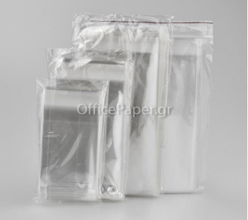 ΣΑΚΟΥΛΑΚΙΑ ΖΕΛΑΤΙΝΑΣ OPP 100X250mm ΚΑΘΑΡΟ +30mm ΚΑΠΑΚΙ, 30mic, ΣΕΤ/100Τ