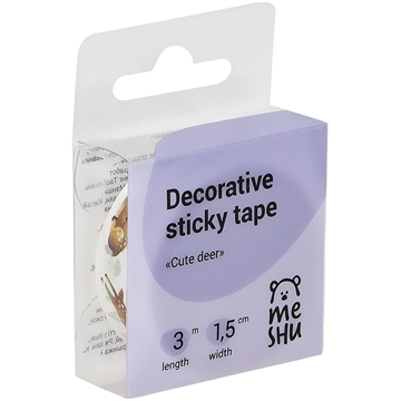 ΣΕΛΟΤΕΙΠ ΜΕ ΣΧΕΔΙΑ MESHU 1 ΡΟΛΛΑ 1,5cmX3M ΤΑΡΑΝΔΟΣ 327380