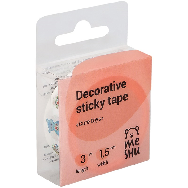 ΣΕΛΟΤΕΙΠ ΜΕ ΣΧΕΔΙΑ MESHU 1 ΡΟΛΛΑ 1,5cmX3M ΠΑΙΧΝΙΔΙΑ 327382