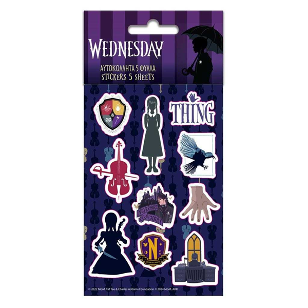 ΑΥΤΟΚΟΛΛΗΤΑ 8X12EK 5 ΦΥΛΛΑ  WEDNESDAY 000503685