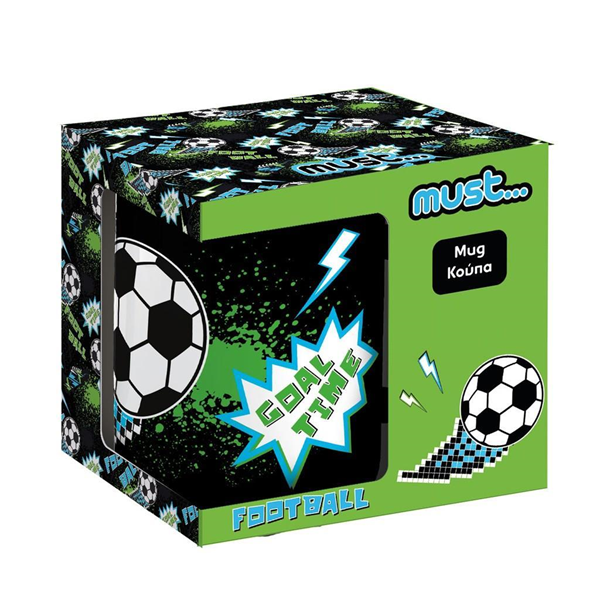 ΚΟΥΠΑ ΚΕΡΑΜΙΚΗ FOOTBALL 9.5Χ8cm 340ML  000585634