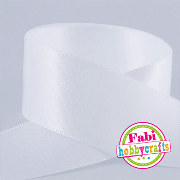 ΚΟΡΔΕΛΑ ΣΑΤΕΝ FABI ΜΟΝΗ 2cm X 46m ΛΕΥΚΗ 130421