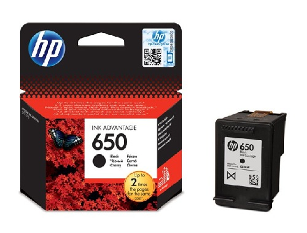 ΜΕΛΑΝΗ HP 650  BLACK CZ101AE BHL  360 PAGES*