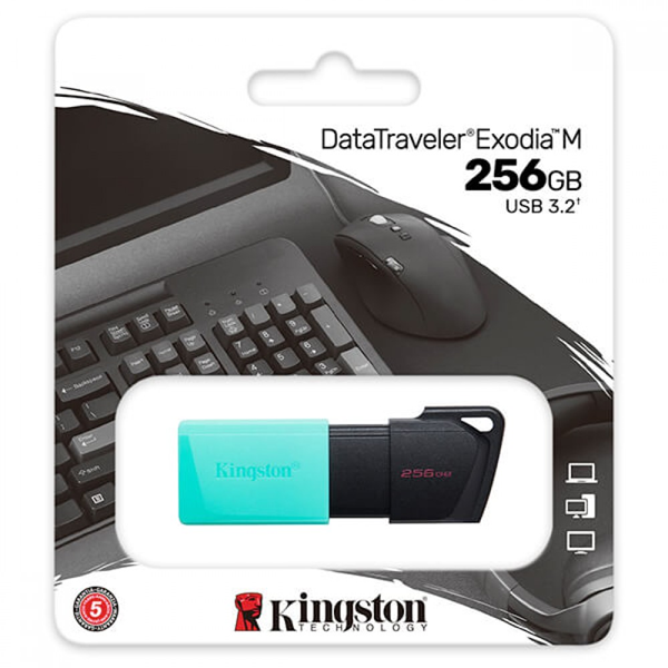 MNHMH USB KINGSTONE EXODIA 256GB BLACK USB 3.2