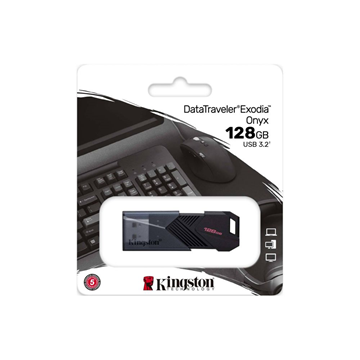 MNHMH USB KINGSTONE EXODIA ONYX 128GB BLACK USB 3.2