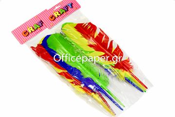 ΦΤΕΡΑ ΧΕΙΡΟΤΕΧΝΙΑΣ 30εκ. ΣΑΚ.4ΤΕΜ (κοκ-πρασ-κιτρ-μπλέ)