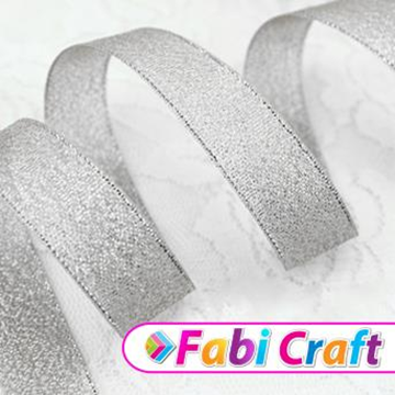 ΚΟΡΔΕΛΑ ΑΣΗΜΙ LUREX 0,5cmX10m FABI 130202