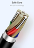 ΚΑΛΩΔΙΟ USB 2.0 MALE TO LIGTHNING IPHONE USAMS  US-SJ364, 10W, 1m, μαύρο