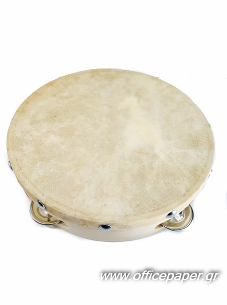 ΝΤΕΦΙ ΞΥΛΙΝO Φ19x4εκ. ΜΕ 4 ΚΟΥΔΟΥΝΑΚΙΑ ΚΑΙ ΔΕΡΜΑ 23714