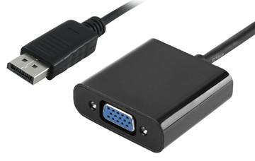 ΑΝΤΑΠΤΟΡΑΣ ΕΙΚΟΝΑΣ POWERTECH converter DisplayPort σε VGA PTH-028, 1920x1200p, μαύρο