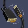 ΚΑΛΩΔΙΟ CABLETIME DisplayPort σε VGA CT-04G, 1080p, 3m, μαύρο