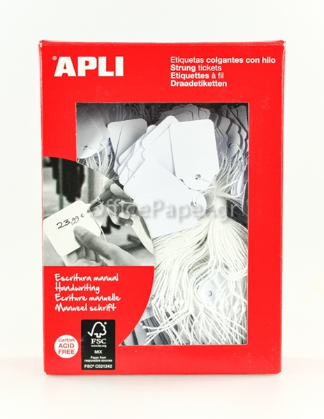 ΕΤΙΚΕΤΕΣ ΚΛΩΣΤΗΣ 7mm Χ19mm APLI 383 1000ΤΕΜ