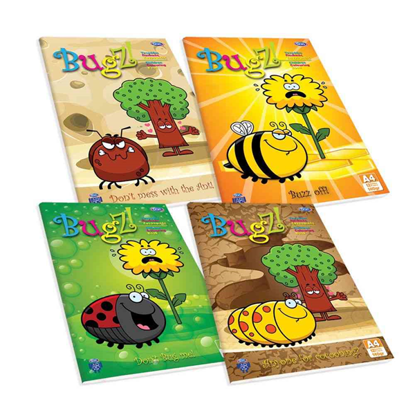 ΤΕΤΡΑΔΙΟ ΖΩΓΡΑΦΙΚΗΣ BUGZ SKAG ΠΡΟΤΥΠΩΜΕΝΑ ΣΧΕΔΙΑ Α4 12ΦΥΛΛΑ
