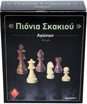 ΠΙΟΝΙΑ ΣΚΑΚΙ ΑΓΩΝΩΝ 4 inch  ΜΑΥΡΑ-ΜΠΕΖ  ΣΕ ΚΟΥΤΙ 8332-1