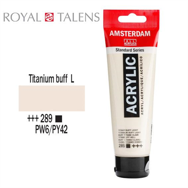 ΑΚΡΥΛΙΚΟ ΧΡΩΜΑ AMSTERDAM 120ml TITANIUM BUFF L σωληνάριο N289