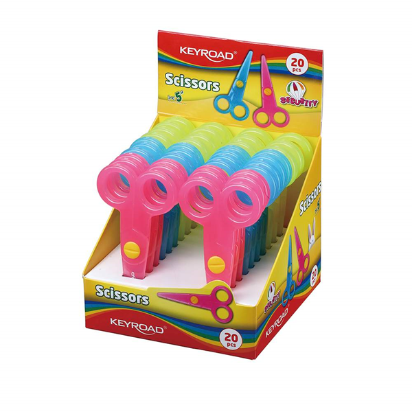 ΨΑΛΙΔΙ KEYROAD ΠΑΙΔΙΚΟ ΑΣΦΑΛEΙΑΣ ΠΛΑΣΤΙΚΟ 12 ΕΚ. 3 ΧΡΩΜΑΤΑ   KR-971008