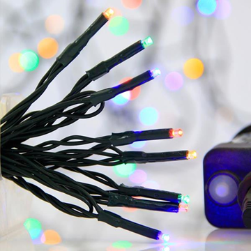 ΛΑΜΠΑΚΙΑ 240 LED ΣΕΙΡΑ 3MM, 31V, 8 ΠΡΟΓΡΑΜΜΑΤΑ, ΠΡΑΣΙΝΟ ΚΑΛΩΔΙΟ, ΨΥΧΡΟ ΛΕΥΚΟ LED ΑΝΑ 5CM, ΙΡ44