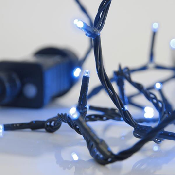 ΛΑΜΠΑΚΙΑ 240 LED ΣΕΙΡΑ 3MM, 31V, 8 ΠΡΟΓΡΑΜΜΑΤΑ, ΠΡΑΣΙΝΟ ΚΑΛΩΔΙΟ, ΜΠΛΕ LED ΑΝΑ 5CM, ΙΡ44
