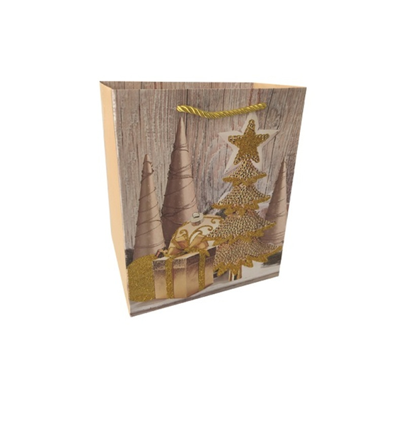 ΤΣΑΝΤΑ ΔΩΡΟΥ ΧΡΙΣΤΟΥΓΕΝΝΙΑΤΙΚΗ 10Χ32Χ45ΕΚ. ΜΑΤ ΜΕ ΚΟΡΔΟΝΙ ΔΙΑΦΟΡΑ ΣΧΕΔΙΑ  00001803