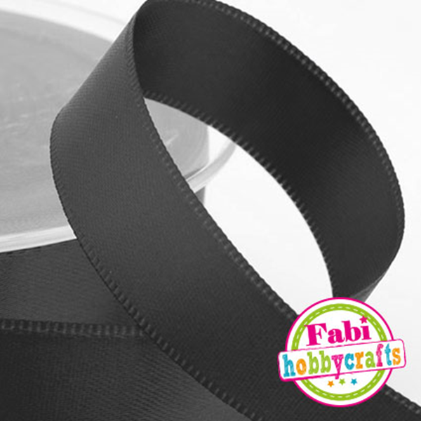 ΚΟΡΔΕΛΑ ΣΑΤΕΝ FABI ΜΟΝΗ 1cm X 45.7m ΜΑΥΡΗ 130354