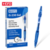 ΣΤΥΛΟ +EFO GEL PEN G-230 medium ΜΠΛΕ 0.7mm GRIP ΜΕ ΚΟΥΜΠΙ