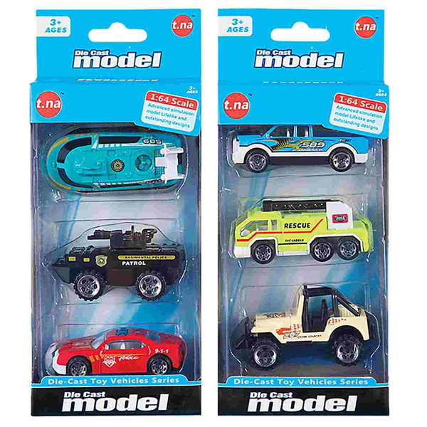 ΑΥΤΟΚΙΝΗΤΑΚΙΑ ΣΕΤ 5 ΤΕΜΑΧΙΩΝ ΜΕΤΑΛΛΙΚΑ 9x21x3cm FREE WHEELS 71-3083