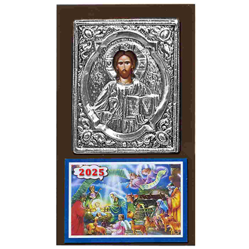 ΗΜΕΡΟΛΟΓΙΟ ΞΥΛΙΝΟ ΕΙΚΟΝΑ 21x13cm Xmasfest 1131031