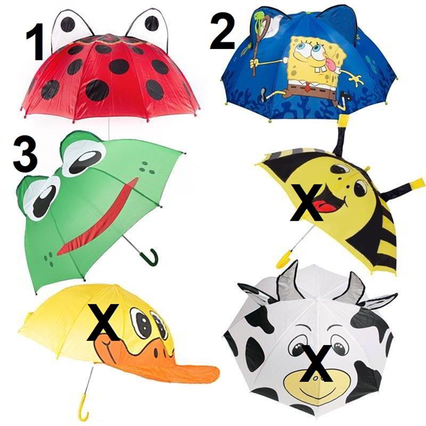 ΟΜΠΡΕΛΑ ΠΑΙΔΙΚΗ ΒΑΤΡΑΧΟΣ ΥΨΟΣ 62ΕΚ Φ46 10 ΑΚΤΙΝΕΣ ΑΥΤΟΜΑΤΗ