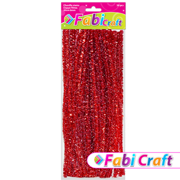 ΣΥΡΜΑ ΠΙΠΑΣ FABI ΜΕΤΑΛΙΖΕ ΚΟΚΚΙΝΟ 6mm Χ 30cm ΣΑΚ.50ΤΕΜ