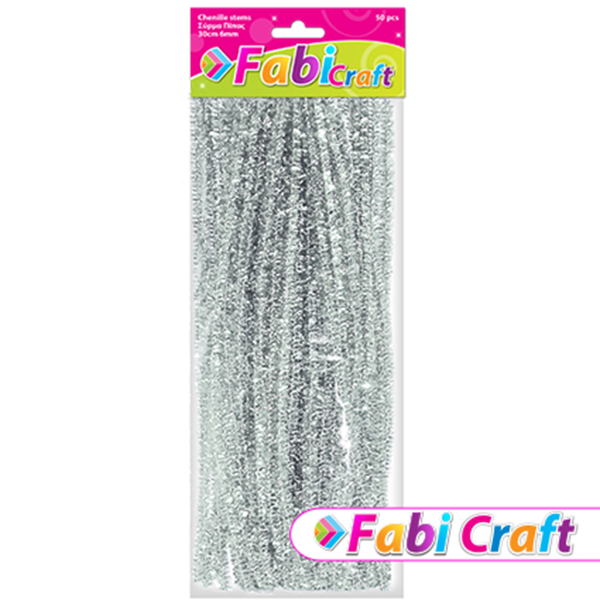 ΣΥΡΜΑ ΠΙΠΑΣ FABI ΜΕΤΑΛΙΖΕ ΑΣΗΜΙ 6mm Χ 30cm ΣΑΚ.50ΤΕΜ