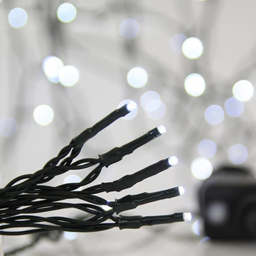 ΛΑΜΠΑΚΙΑ 700 LED ΣΕ ΣΕΙΡΑ 3mm, 31V, 8 ΠΡΟΓΡΑΜΜΑΤΑ, ΠΡΑΣΙΝΟ ΚΑΛΩΔΙΟ, ΛΕΥΚΟ LED ΑΝΑ 5cm, ΙΡ44