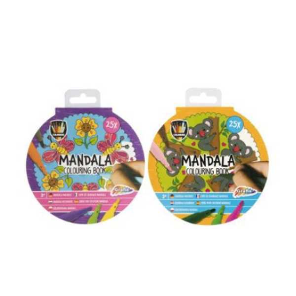 ΒΙΒΛΙΟ ΖΩΓΡΑΦΙΚΗΣ MANDALA Φ15EK 25 ΣΕΛΙΔΕΣ  2 ΣΧΕΔΙΑ 150080
