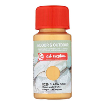 ΧΡΩΜΑ ΚΙΜΩΛΙΑΣ INDOOR-OUTDOR CLASSY GOLD 8020 50ML TALENS ART CREATION