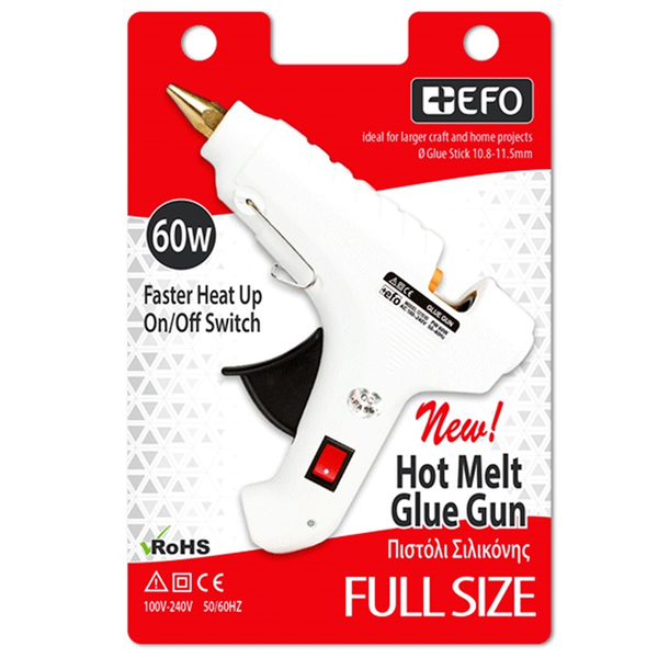 ΠΙΣΤΟΛΙ ΣΙΛΙΚΟΝΗΣ EFO 60Watt ΔΙΑΜ.ΚΟΛΛΑΣ 10,8-11,5mm Νο 121610