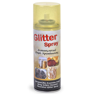 ΣΠΡΕΥ ΧΡΙΣΤ.ΧΙΟΝΙ GLITTER ΧΡΥΣΟ  200ml AIRPACK