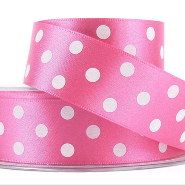 ΚΟΡΔΕΛΑ ΠΟΥΑ ΡΟΖ ΣΑΤΕΝ 2.5cm X 20m FABI  130753