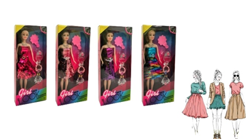 ΚΟΥΚΛΑ ΜΕ ΑΞΕΣΟΥΑΡ ΟΜΟΡΦΙΑΣ ΣΕΤ 13,5Χ4,5Χ32 ΕΚ  8073082