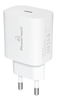 ΦΟΡΤΙΣΤΗΣ ΜΠΡΙΖΑΣ POWERTECH PT-1091, USB-C, PD 20W, λευκός