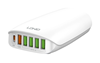 ΦΟΡΤΙΣΤΗΣ LDNIO ΣΤΑΘΜΟΣ ΦΟΡΤΙΣΗΣ A6573C, USB-C/5x USB, 65W, PD/QC, λευκός