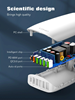 ΦΟΡΤΙΣΤΗΣ LDNIO ΣΤΑΘΜΟΣ ΦΟΡΤΙΣΗΣ A6573C, USB-C/5x USB, 65W, PD/QC, λευκός