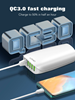 ΦΟΡΤΙΣΤΗΣ LDNIO ΣΤΑΘΜΟΣ ΦΟΡΤΙΣΗΣ A6573C, USB-C/5x USB, 65W, PD/QC, λευκός