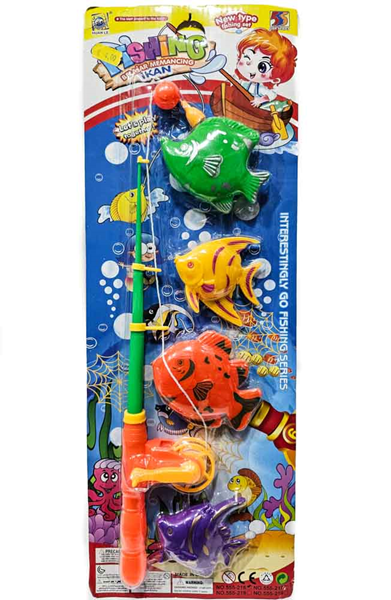 ΚΑΛΑΜΙ ΨΑΡΕΜΑΤΟΣ ΠΑΙΧΝΙΔΙ ΣΕ ΚΑΡΤΑ 5 ΤΕΜ 17Χ48ΕΚ. ΝΟ 555-216